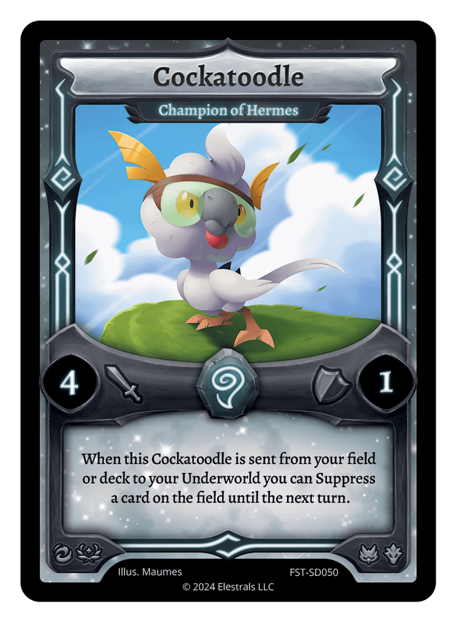Cockatoodle - Champion of Hermes