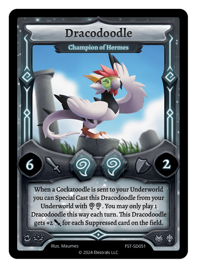 Dracodoodle - Champion of Hermes