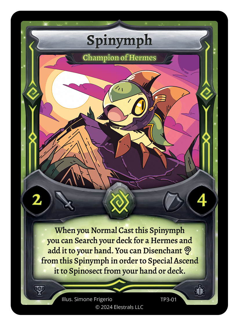 Spinymph - Champion of Hermes